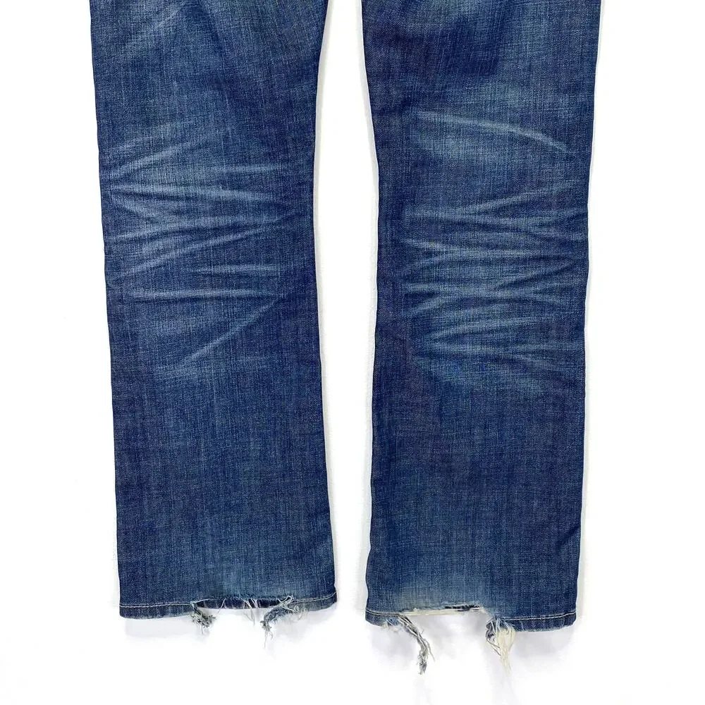 Buffalo David Bitton King Jeans Blue Denim Distressed Mens 31x30